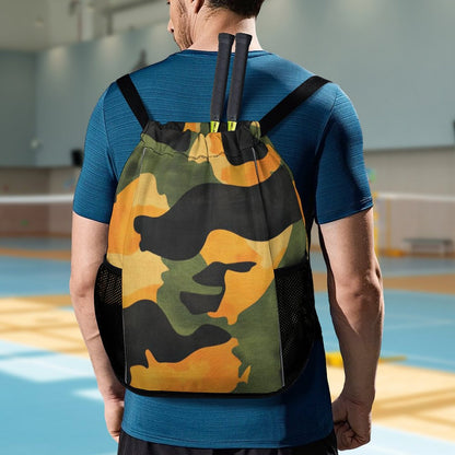 Bolsa deportiva con cordón y bolsillo para cinturón deportivo