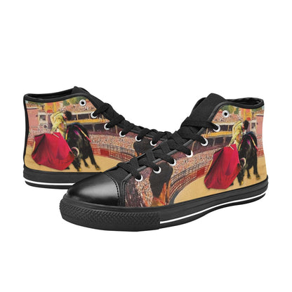 Lonas verano Martin Morilla torero Zapatos clásicos de lona de caña alta para mujer (modelo 017)