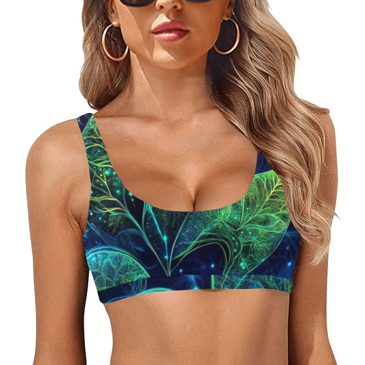 Sujetador Deportivo Algas Marinas: Estilo y Soporte