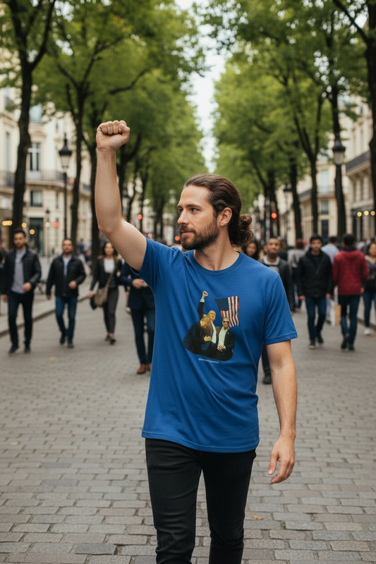 Camiseta de cuello redondo unisex clásica Trump Pensilvania