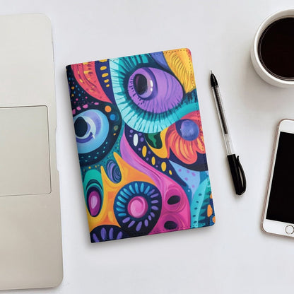 Cubierta de Cuaderno Personalizado Psicodélico (A5): Explosión de Color