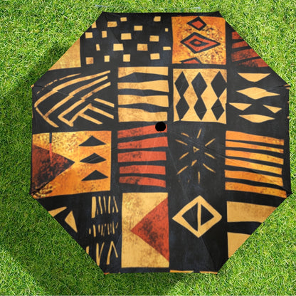 Paraguas tribal plegable semiautomático (modelo U12)