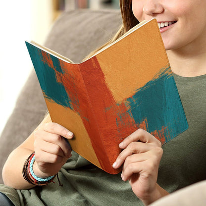 Cubierta de Cuaderno Personalizado "Esencia Abstracta" | PU Premium A5