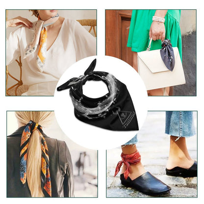 Pañuelo Toribios Estampado Integral: Diseño Musical Sedoso