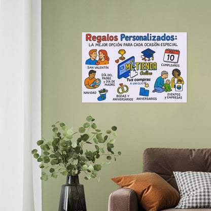 Póster Autoadhesivo Personalizado: Diseño a tu Gusto