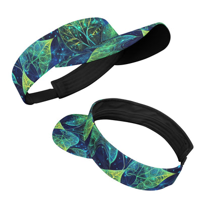 Visera deportiva alga marina con estampado integral
