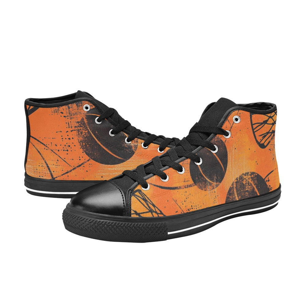 Lonas Basket Zapatos de lona de caña alta para hombre - 4 lados (modelo 017)