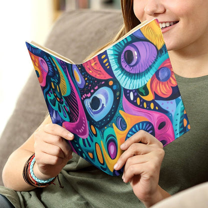 Cubierta de Cuaderno Personalizado Psicodélico (A5): Explosión de Color