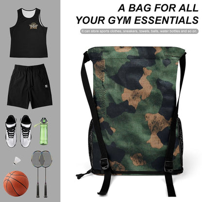 Bolsa deportiva con cordón y bolsillo para cinturón deportivo