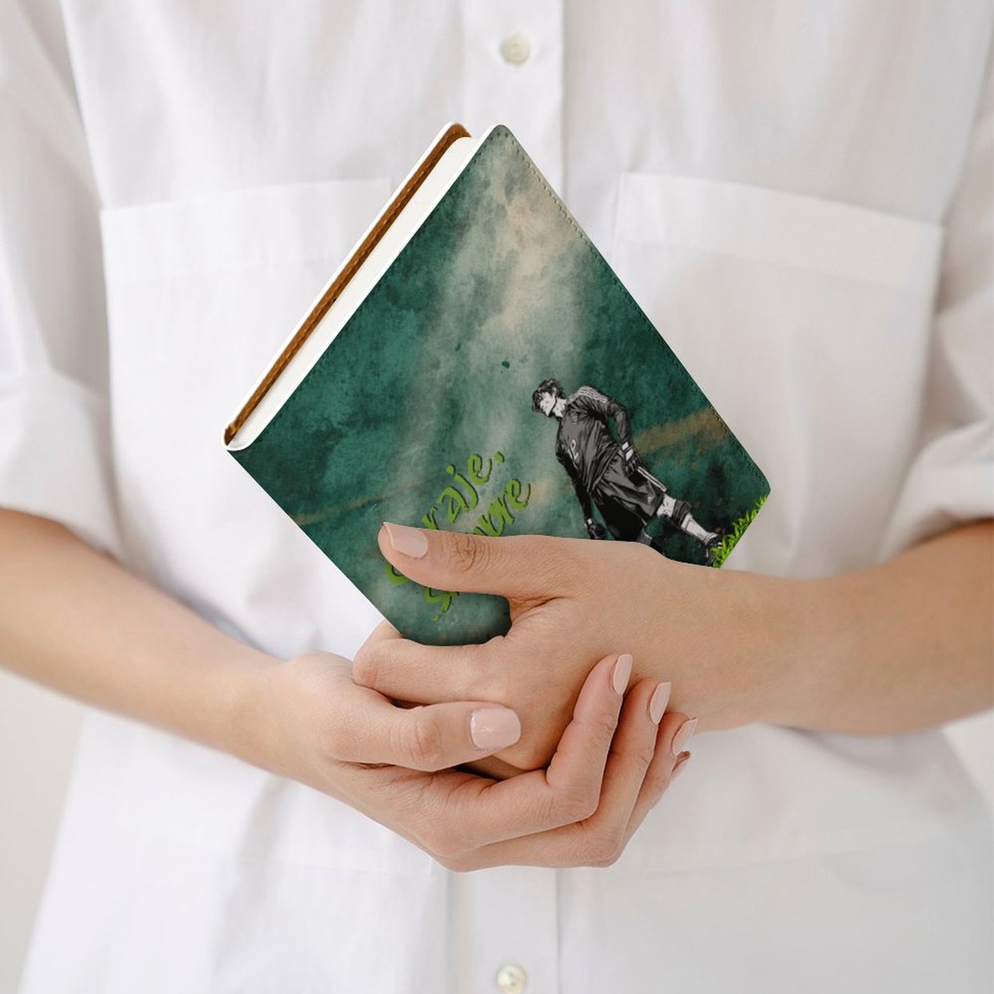 Cuaderno personalizado “Coraje, siempre” – Inspirado en la pasión y el valor del fútbol