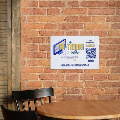 Cartel Metálico Personalizado de Aluminio para Exterior