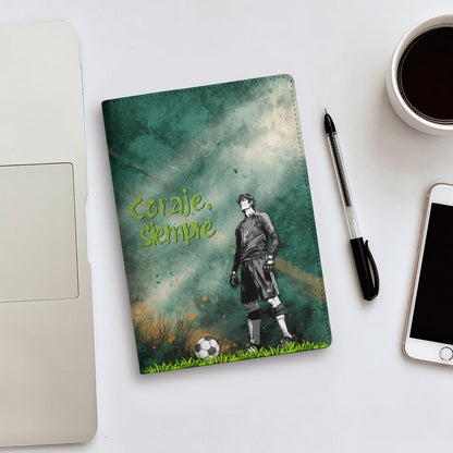 Cuaderno personalizado “Coraje, siempre” – Inspirado en la pasión y el valor del fútbol