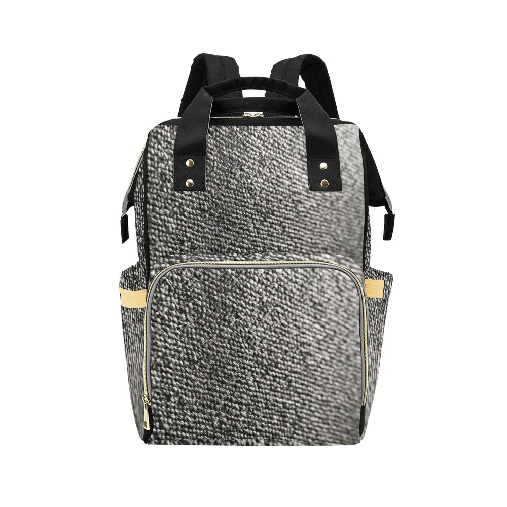 Mochila de Viaje Textura Tejida Efecto Rústico