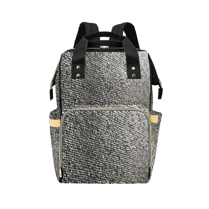 Mochila de Viaje Textura Tejida Efecto Rústico