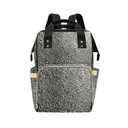 Mochila de Viaje Textura Tejida Efecto Rústico