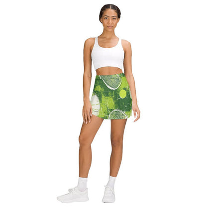 Falda pantalón anti-vaciado de corte A con bolsillo