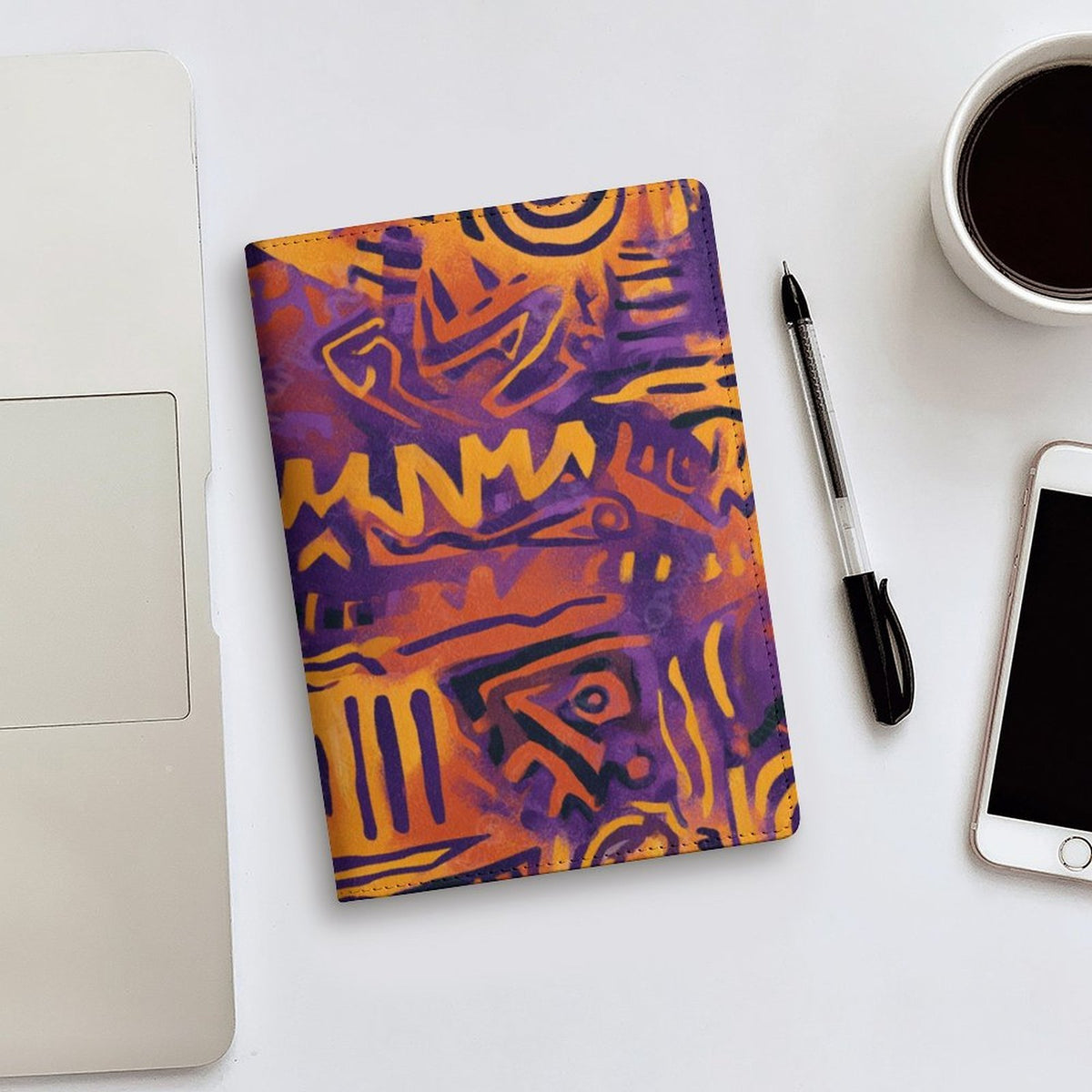 Cubierta de Cuaderno Personalizado "Tribal Vibe" | PU Premium A5