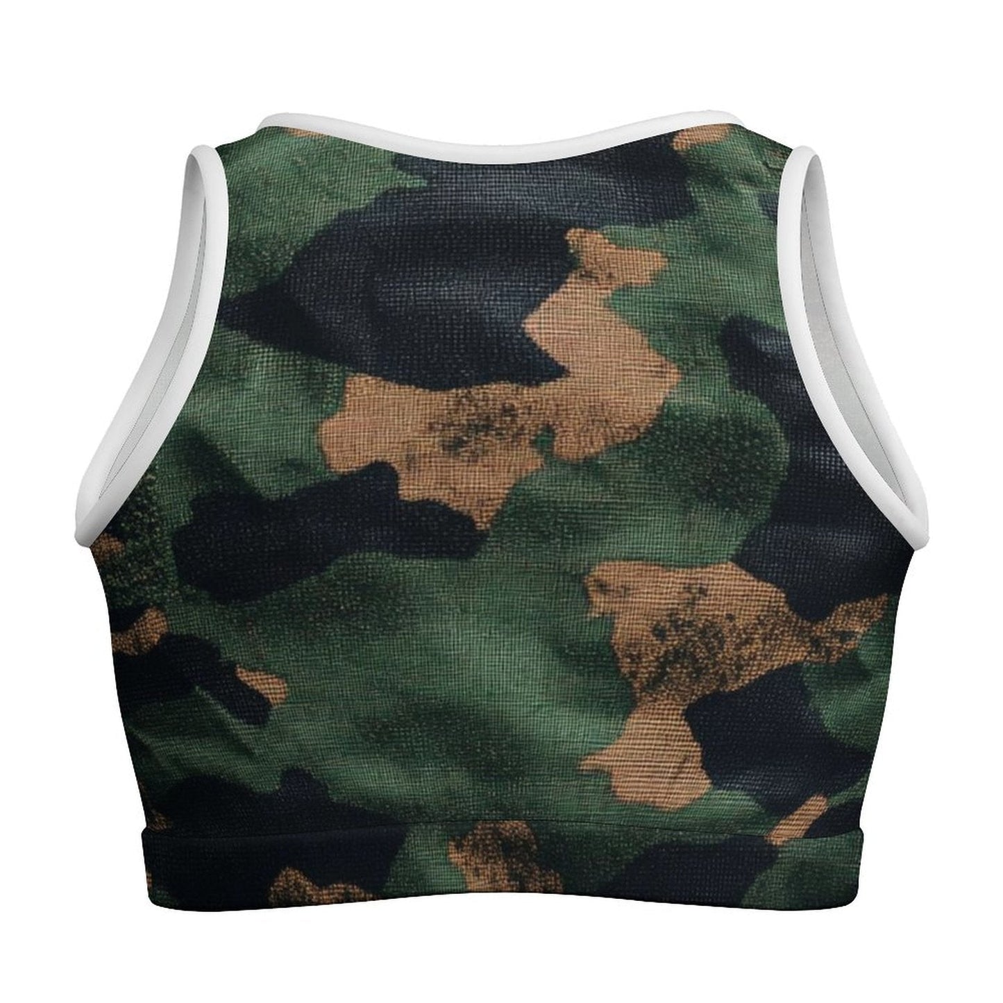 Sujetador Deportivo Camuflaje Militar: Estilo Táctico