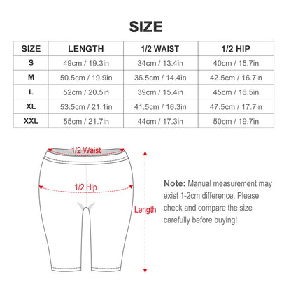 Pantalones cortos de yoga hasta la rodilla para mujer