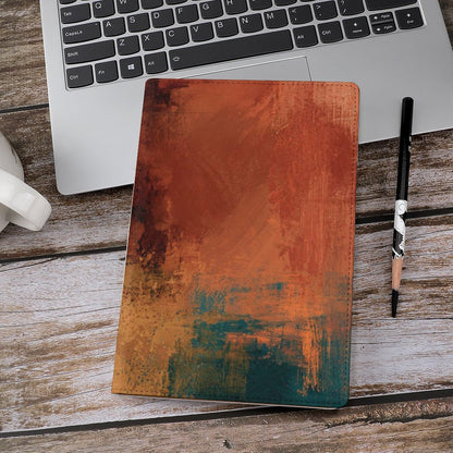 Cubierta de Cuaderno Personalizado "Atardecer Cálido" | PU Premium A5