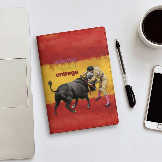 Cubierta de Cuaderno A5 Adrián de Torres "Valentía, Lealtad, Entrega"