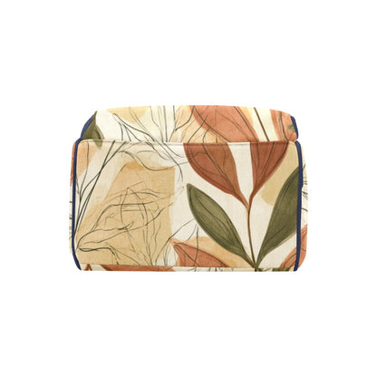 Mochila de Viaje Estampado Hojas y Naturaleza Botánica