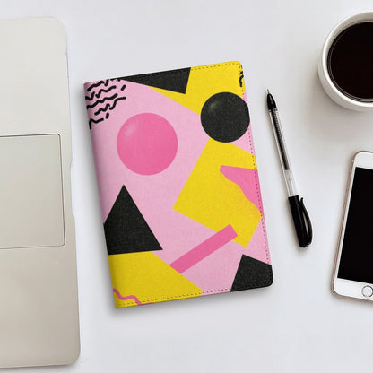 Cubierta de Cuaderno Personalizado "Geometría Ochentera" | PU Premium A5