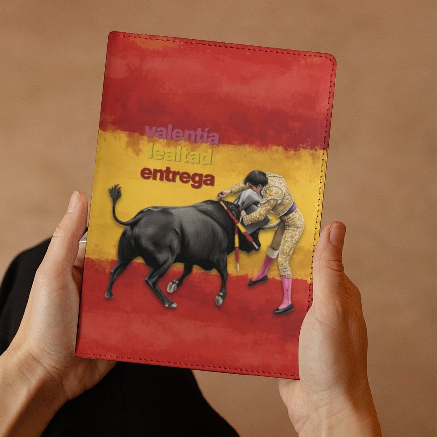 Cubierta de Cuaderno A5 Adrián de Torres "Valentía, Lealtad, Entrega"