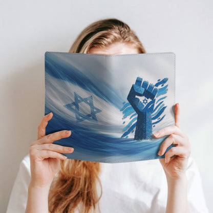 Cubierta de Cuaderno Puño Israel Solidaridad Estrella David | Personalizado (A5)