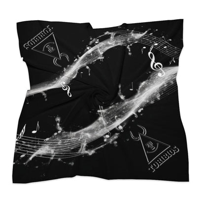 Pañuelo Toribios Estampado Integral: Diseño Musical Sedoso