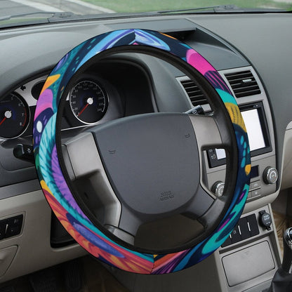 Funda para Volante Patrón de Colores: Estilo y Protección