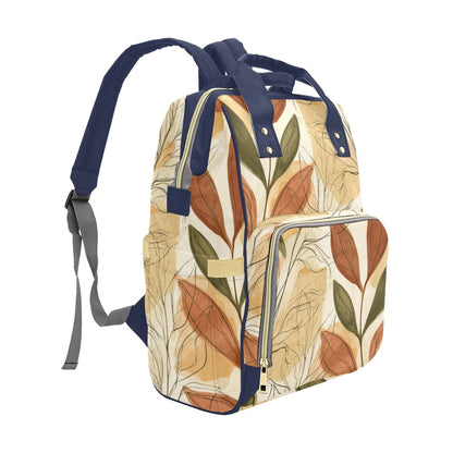 Mochila de Viaje Estampado Hojas y Naturaleza Botánica