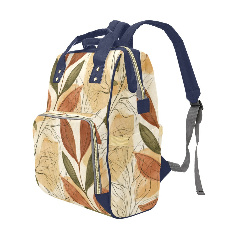 Mochila de Viaje Estampado Hojas y Naturaleza Botánica