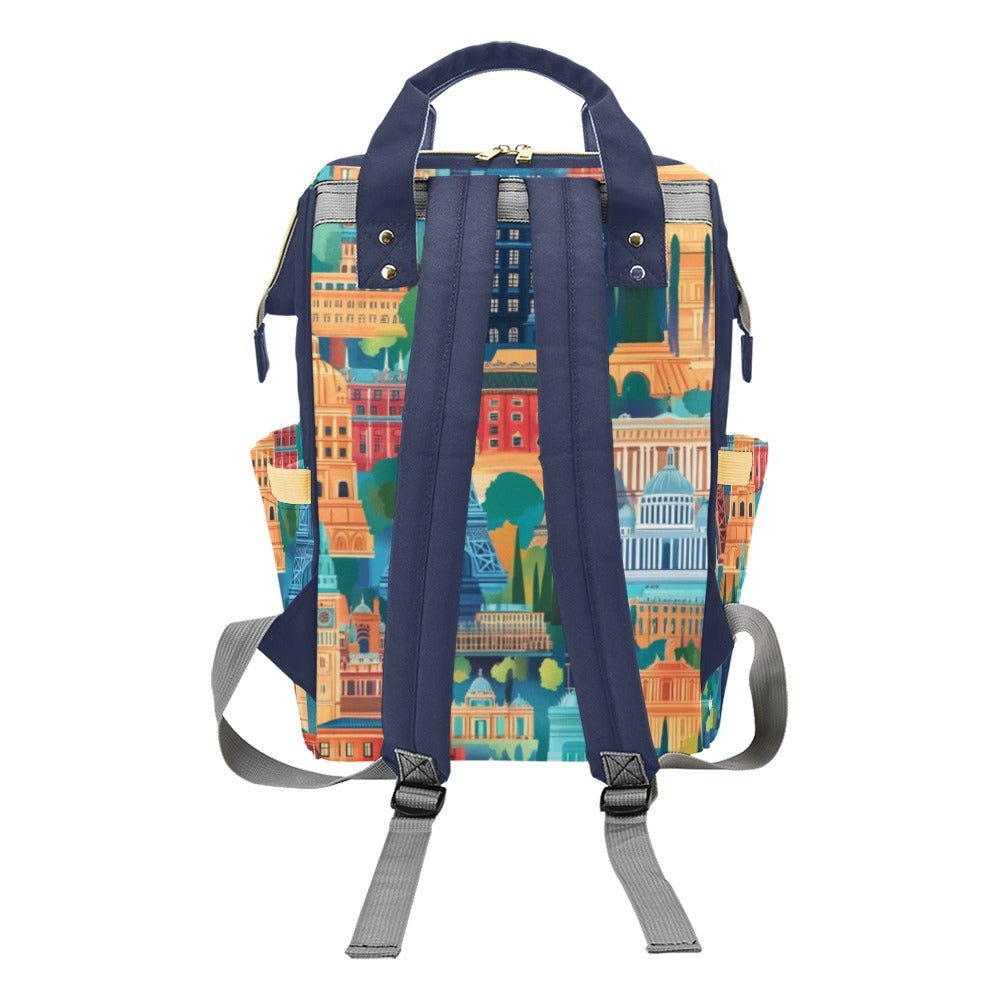 Mochila viajera Mochila/Bolsa para pañales multifunción