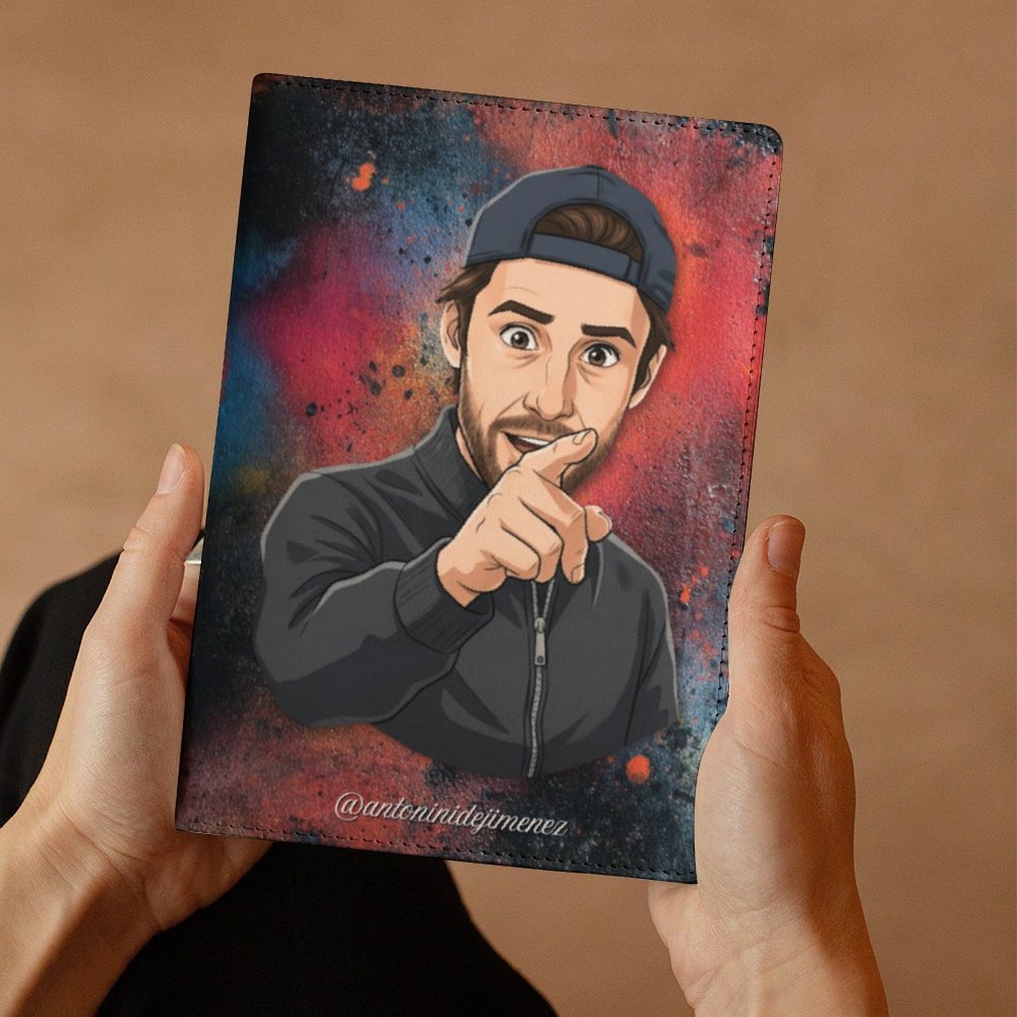 Cubierta de cuaderno personalizada “Espabila” – Inspirada en Antonini de Jiménez