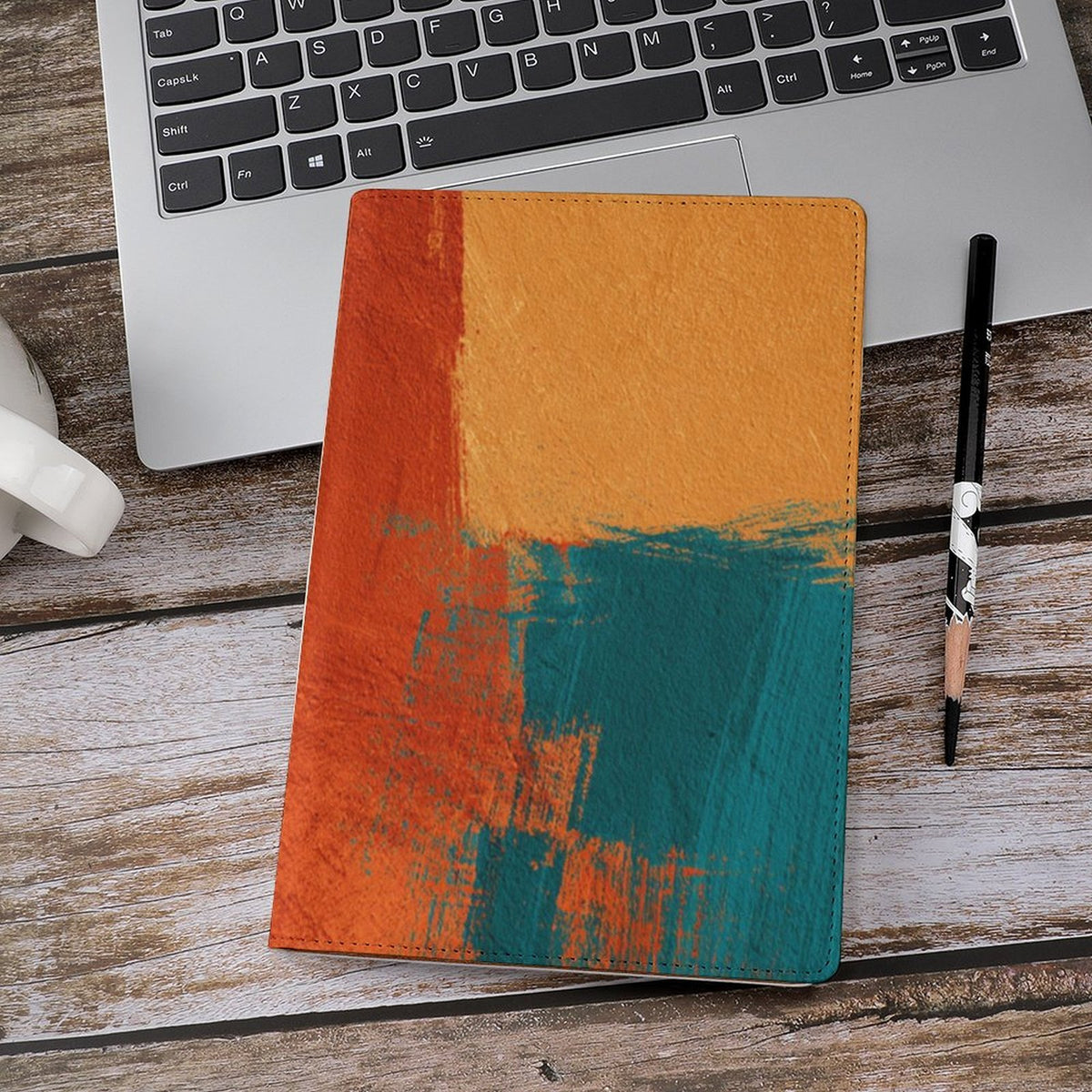 Cubierta de Cuaderno Personalizado "Esencia Abstracta" | PU Premium A5