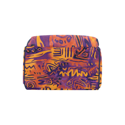 Mochila de Viaje Estampado Tribal y Étnico Vibrante