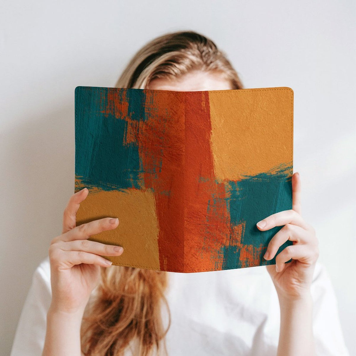 Cubierta de Cuaderno Personalizado "Esencia Abstracta" | PU Premium A5
