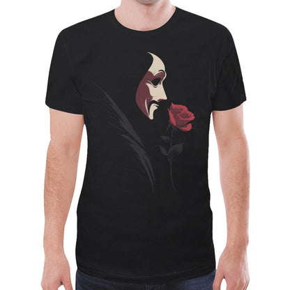 Camiseta Fantasma de la Ópera NEGRA