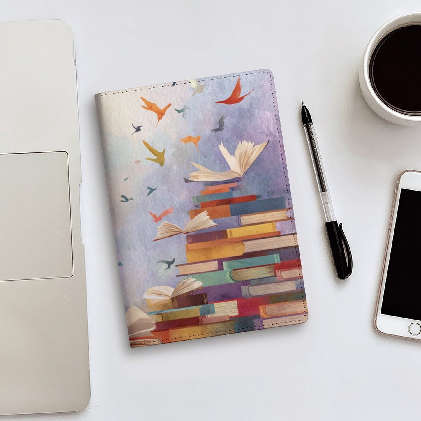 Cubierta de cuaderno personalizado Lectores (A5)