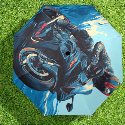 Paraguas Moto GP Semi-Automático plegable (modelo U12)