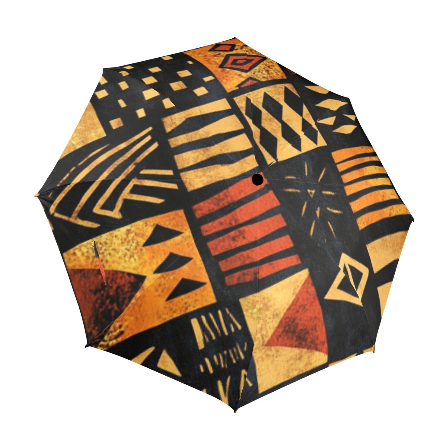 Paraguas Tribal Plegable Semiautomático: Estilo Étnico