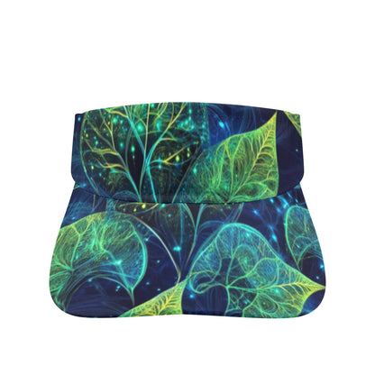 Visera deportiva alga marina con estampado integral