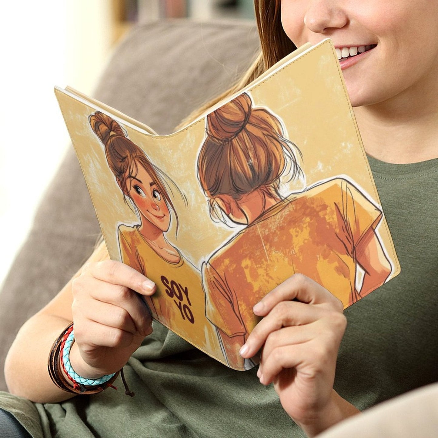 Cubierta de Cuaderno Personalizado Chica "Soy yo" (A5): Diseño Único