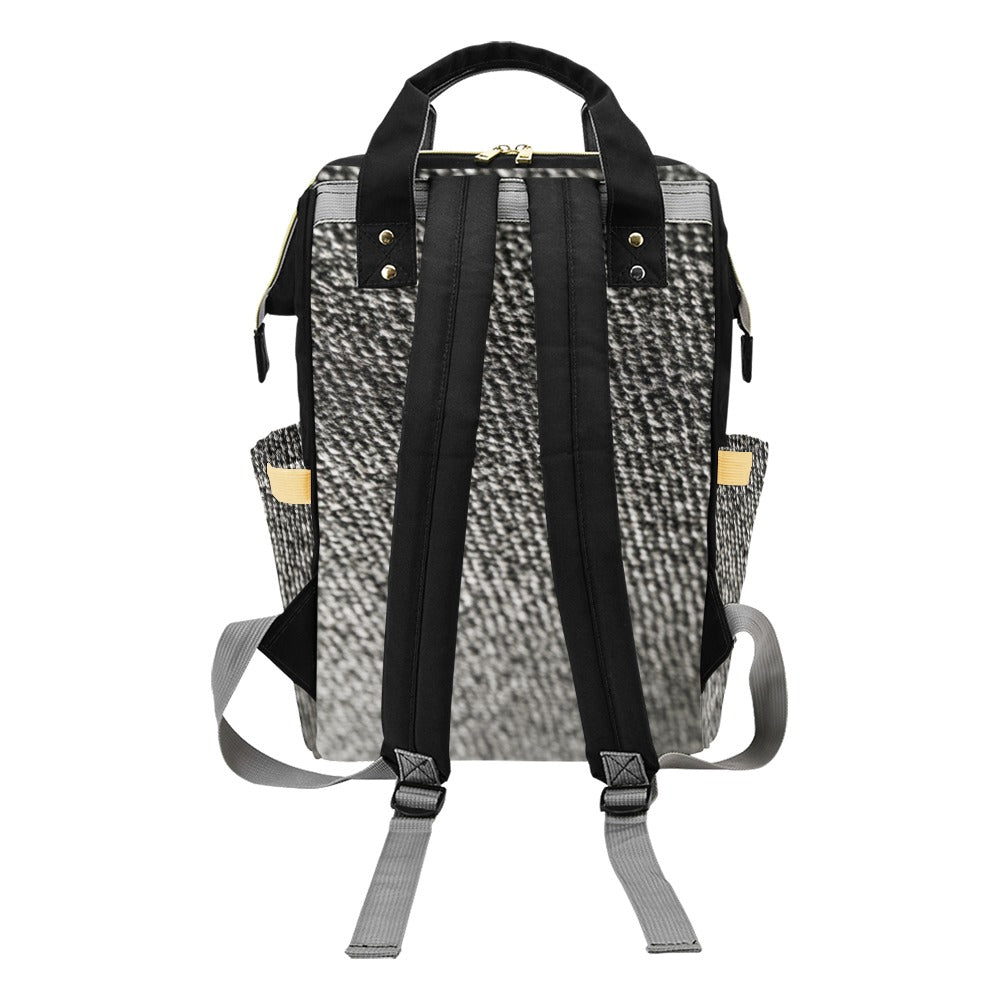Mochila de Viaje Textura Tejida Efecto Rústico