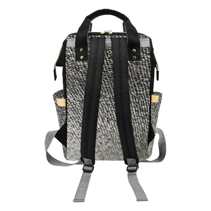 Mochila de Viaje Textura Tejida Efecto Rústico