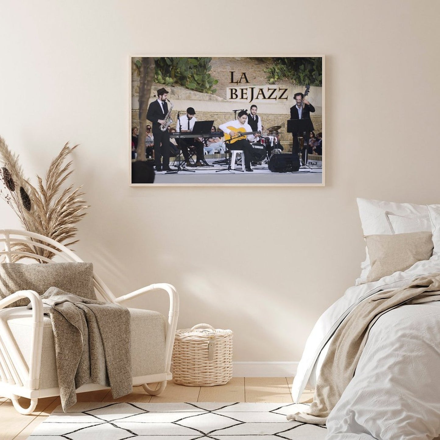 Póster autoadhesivo "La Bejazz" (horizontal)