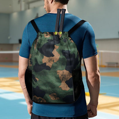 Bolsa deportiva con cordón y bolsillo para cinturón deportivo
