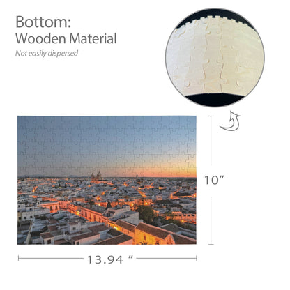 Marchena puesta de sol Puzzle 200 de piezas Rompecabezas de madera  (horizontal)