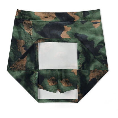 Falda pantalón camuflaje militar anti-vaciado de corte A con bolsillo
